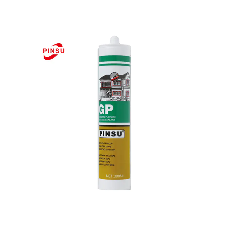 درزگیر سیلیکونی خنثی PINUS-GP ضد آب و هوا برای شیشه و فلز